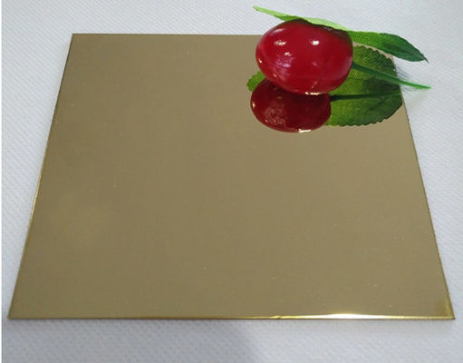 Giá tốt. 316 8K Mirror Golden Stainless Steel Sheet trang trí 1mm SS Sheet laminated lạnh trực tuyến
